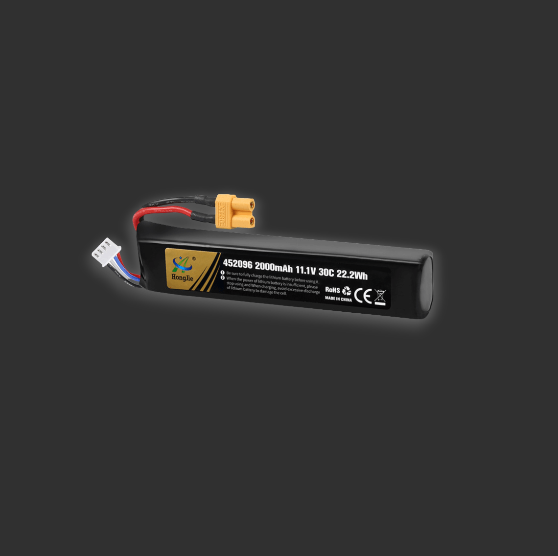 11.1v 2000mAh 30c Lithium battery - BlasterMasters