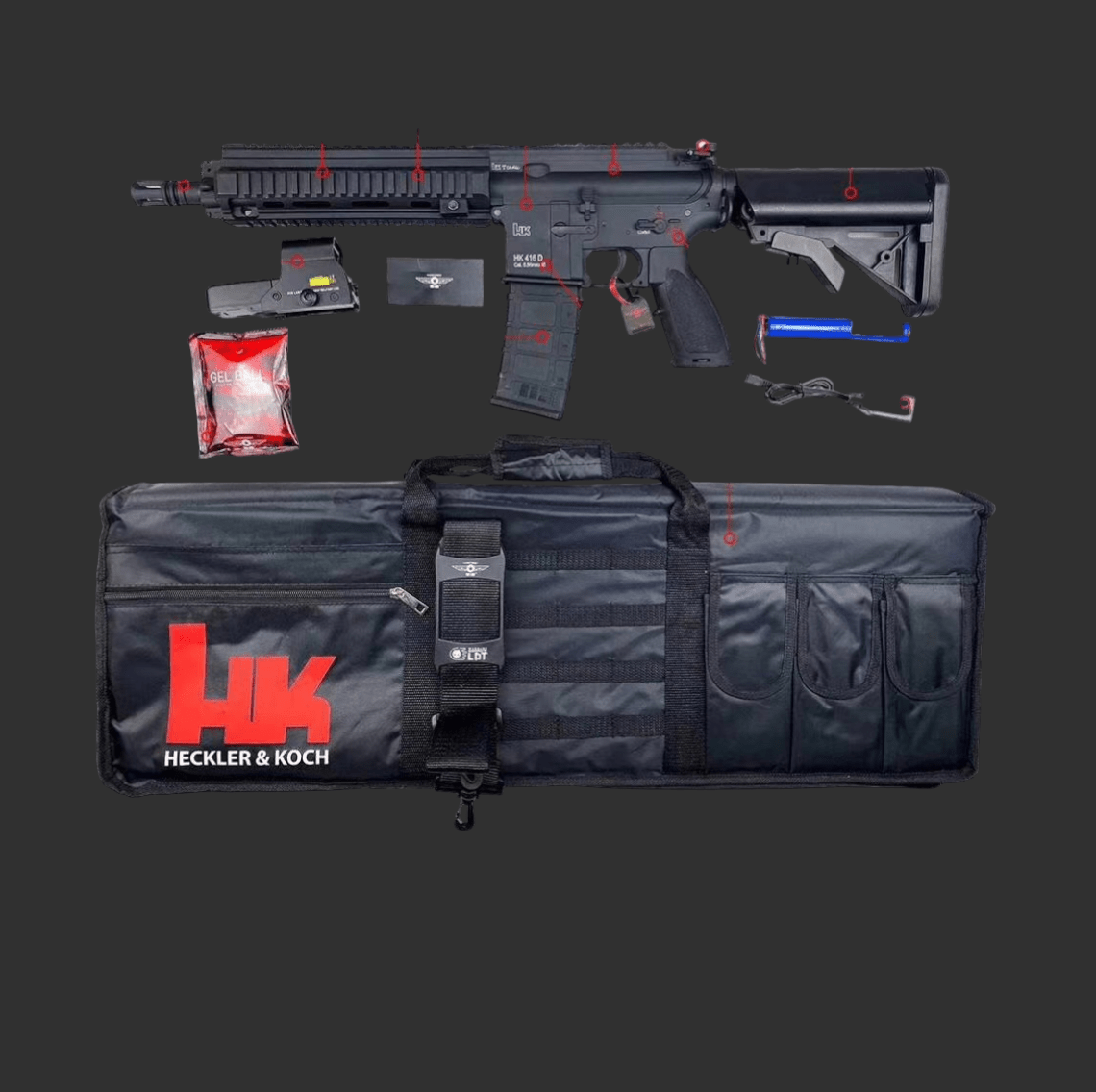 HK416D V3 Gel Blaster Full Package - BlasterMasters