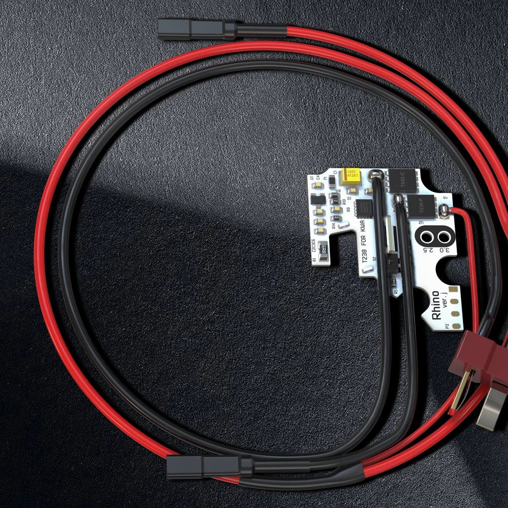 T238 Rhino Programmable ETU MOSFET Active Braking Overheat Protection For AIRSOFT KWA Gearbox 2.5/3.0 - BlasterMasters