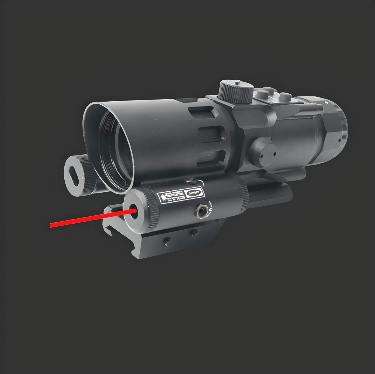 4X Zoom 32C Red Laser Aim Scope: - BlasterMasters