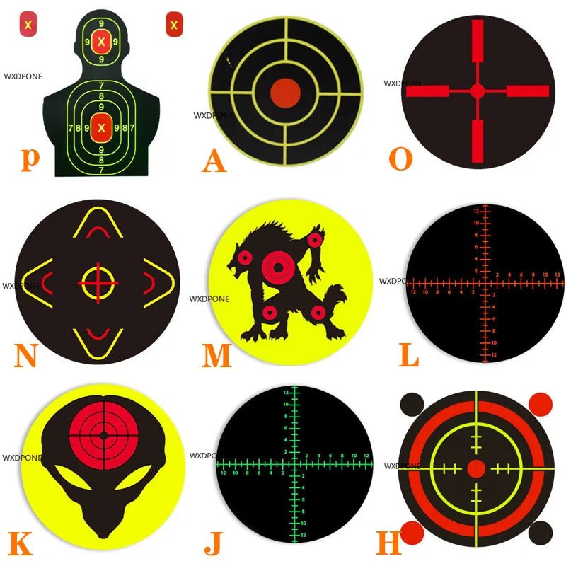 Sticker targets. - BlasterMasters